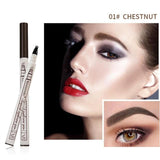 3 Colors Microblading Eyebrow Tattoo Pen Fine Sketch Liquid Eyebrow Pen Waterproof Tattoo Durable Eye Brow Pencil Smudge-proof