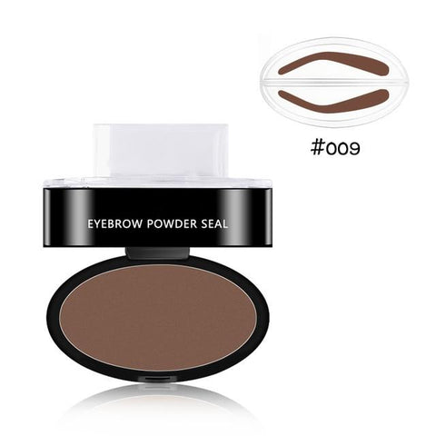 3 Colors Quick Makeup Eyebrow Powder Seal Waterproof Eyebrow Stamp Long lasting Eyebrow Shadow Set 3 Natural Shape Brow Stamp