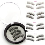 3 Magnetic Eyelashes Extension Natural False Eyelashes on magnets Reusable 3D Magnetic Fake Eye Lashes Makeup Soft Easy To Wear