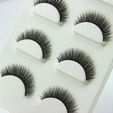 3 Pairs/1 set 3D Cross Thick False Eye Lashes Extension Makeup Super Natural Long Fake Eyelashes New