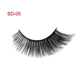 3 Pairs Natural False Eyelashes Beauty Make up Thick Cross Voluminous Messy Style Eye Lashes Extension Women Fashion Makeup Tool