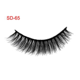 3 Pairs Natural False Eyelashes Beauty Make up Thick Cross Voluminous Messy Style Eye Lashes Extension Women Fashion Makeup Tool