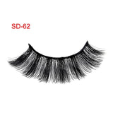 3 Pairs Natural False Eyelashes Beauty Make up Thick Cross Voluminous Messy Style Eye Lashes Extension Women Fashion Makeup Tool