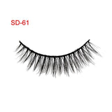 3 Pairs Natural False Eyelashes Beauty Make up Thick Cross Voluminous Messy Style Eye Lashes Extension Women Fashion Makeup Tool