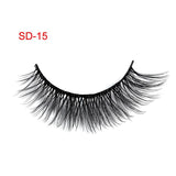 3 Pairs Natural False Eyelashes Beauty Make up Thick Cross Voluminous Messy Style Eye Lashes Extension Women Fashion Makeup Tool