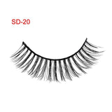 3 Pairs Natural False Eyelashes Beauty Make up Thick Cross Voluminous Messy Style Eye Lashes Extension Women Fashion Makeup Tool