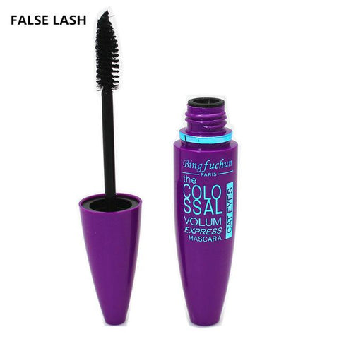 3 colors Professional Volume Eye Mascara Makeup set Curler Eyelash Curling waterproof Mascara brand with Collagen Cosmetic