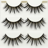 3 pairs Lashes 3D False Eyelashes Crisscross Thick Natural Fake Eye Lashes Professional Makeup Long False Eye Lashes 11 styles