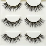 3 pairs Lashes 3D False Eyelashes Crisscross Thick Natural Fake Eye Lashes Professional Makeup Long False Eye Lashes 11 styles