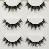 3 pairs Lashes 3D False Eyelashes Crisscross Thick Natural Fake Eye Lashes Professional Makeup Long False Eye Lashes 11 styles