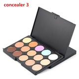 3 style choose  Professional Palette 15 Color Concealer Facial Face Cream Care Camouflage Makeup base Palettes Cosmetic colors