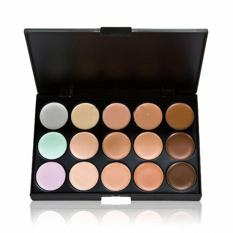 3 style choose  Professional Palette 15 Color Concealer Facial Face Cream Care Camouflage Makeup base Palettes Cosmetic colors