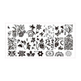 30 Styles DIY Nail Art Plates Flower Lace Nail Stencil Manicure Template Stamping Plate