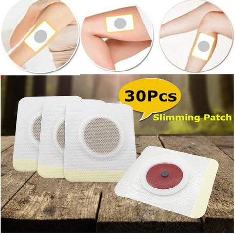 30pcs Slim Patch Stomach Fat Burning Navel Stick Slimming Lose Weight Burn Fat Anti Cellulite Abdomen Parches Face Lift Tools