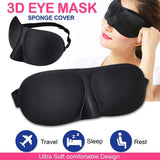 3D Eye Mask Travel Beauty Sleep Bedtime Sponge Cover Blindfold Blinder Blackout