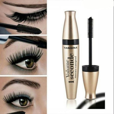 3D Fiber Mascara Long Black Lash Eyelash Extension Waterproof Eye Makeup Tool Lengthening Curling Thick False Eyelashes