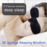 3D Memory Sponge Sleep Mask Travel Sleeping Eye Mask Sleeping Blindfold cache yeux masque de nuit Drop shipping