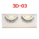 3D Mink False Eyelashes Extension Reusable Self-Adhesive Natural Curly Eyelashes Self Adhesive Eye lashes Makeup Tools