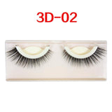 3D Mink False Eyelashes Extension Reusable Self-Adhesive Natural Curly Eyelashes Self Adhesive Eye lashes Makeup Tools