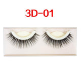 3D Mink False Eyelashes Extension Reusable Self-Adhesive Natural Curly Eyelashes Self Adhesive Eye lashes Makeup Tools