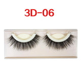 3D Mink False Eyelashes Extension Reusable Self-Adhesive Natural Curly Eyelashes Self Adhesive Eye lashes Makeup Tools