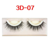 3D Mink False Eyelashes Extension Reusable Self-Adhesive Natural Curly Eyelashes Self Adhesive Eye lashes Makeup Tools