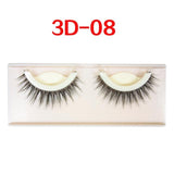 3D Mink False Eyelashes Extension Reusable Self-Adhesive Natural Curly Eyelashes Self Adhesive Eye lashes Makeup Tools