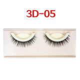 3D Mink False Eyelashes Extension Reusable Self-Adhesive Natural Curly Eyelashes Self Adhesive Eye lashes Makeup Tools