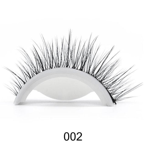 3D Mink Reusable Self-adhesive False Eyelashes Natural Curly Thick No glue Fake Eyelashes Make-up Tools Eye Lashes Extension