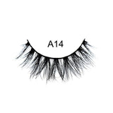 3D Mink eyelash Messy Cross Thick Natural Fake Eye Lashes Professional Makeup Bigeye Eye Lashes Handmade 1pair False Eyelashes