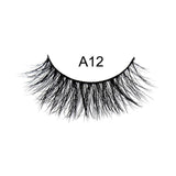 3D Mink eyelash Messy Cross Thick Natural Fake Eye Lashes Professional Makeup Bigeye Eye Lashes Handmade 1pair False Eyelashes