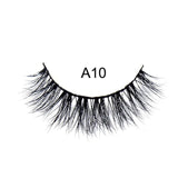 3D Mink eyelash Messy Cross Thick Natural Fake Eye Lashes Professional Makeup Bigeye Eye Lashes Handmade 1pair False Eyelashes