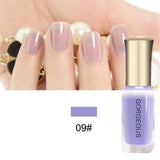 3D Nail Art Pen Long Lasting Nudes Color Shining Semi Transparent Jelly Nail Polish Gel 10ml YF2018