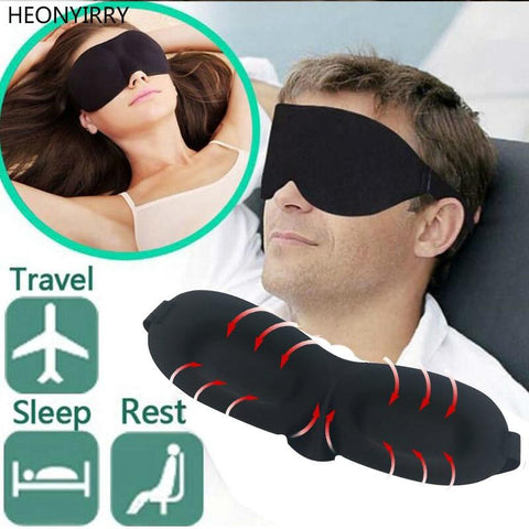 3D Sleep Mask Sleeping Eye Mask Eyeshade Cover Shade Eye Patch Women Men Soft Portable Blindfold Travel Eyepatch Eye CareTools