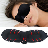 3D Soft Night Sleep Mask Travel Rest Aid Eye Sleep Mask Cover Eye Patch Sleeping Mask Case Blindfold Eye Mask Eyeshade Massager