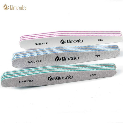 3Pcs Nail Files lime a ongle professionel 150/180/240 Grit Sanding Block White and Gray nagel vijl Manicure Nail Tools Set