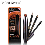 3pcs/set Menow Brand Waterproof Mascara Volume Express 3D Makeup With Black & Brown Eye Liner Pencil Make Up Set