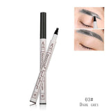 4 Fork Eyebrow Pencil Waterproof Microblading Eyebrow Tattoo Pen Liquid Tint Eye Brow Pencil Professional Make up Cosmetics