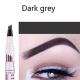 4 Fork Eyebrow Pencil Waterproof Microblading Eyebrow Tattoo Pen Liquid Tint Eye Brow Pencil Professional Make up Cosmetics