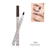 4 Fork Eyebrow Pencil Waterproof Microblading Eyebrow Tattoo Pen Liquid Tint Eye Brow Pencil Professional Make up Cosmetics