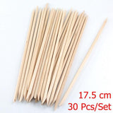 4 different sizes Orange Wood Sticks for Cuticle Pusher Cuticle Remove Tool forks for nails Manicures Tools 10/30/50/100Pcs/Set