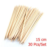 4 different sizes Orange Wood Sticks for Cuticle Pusher Cuticle Remove Tool forks for nails Manicures Tools 10/30/50/100Pcs/Set