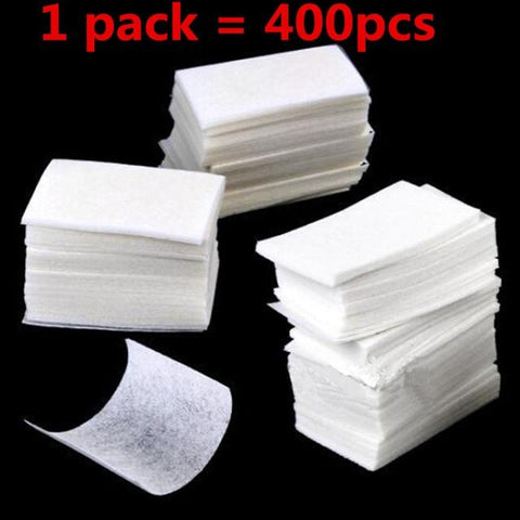 400PCS Nail Tools Bath Manicure Gel Nail Polish Remover Lint-Free Wipes Cotton Napkins Nails Manicure Gel Nail Polish Remover