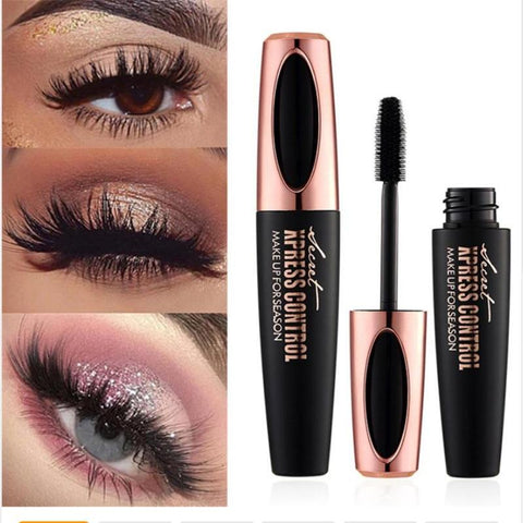 4D Silk Fiber Lash Mascara Waterproof Rimel 3d Mascara For Eyelash Extension Black Thick Lengthening Eye Lashes Korean Cosmetics