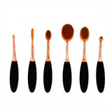 5/6/10PCS powder Rose gold set Brush Shape Oval crystal Makeup Brush Set Professional Foundation Powder Brush Kits DFDF