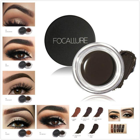 5 Color Eyebrow Tint Makeup Waterproof Eyebrow Pomade Gel Enhancer Cosmetic Eye Makeup Eye Brow Cream with Brush