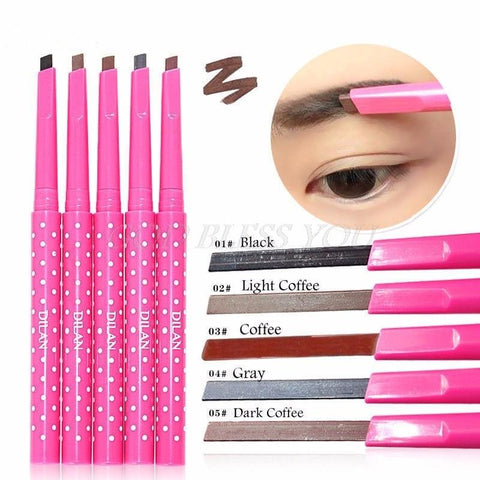 5 Colors Eyebrow Pencil Waterproof Longlasting Eyeliner Eyebrow Pencil Cosmetics Makeup Tools