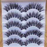 5 Pairs Natural False Eyelashes Fake Lashes Long Makeup 3D Mink Lashes Eyelash Extension Mink Eyelashes for Beauty