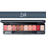5 Styles 10 Colors Eyeshadow Palette Matte Glitter Shimmer Tropical Vacation Eye shadow Palette with Brush cosmetics Makeup Set