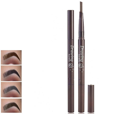 5 colors hot selling Cosmetics Makeup Double Head Eyebrow Pencil with Brush Waterproof